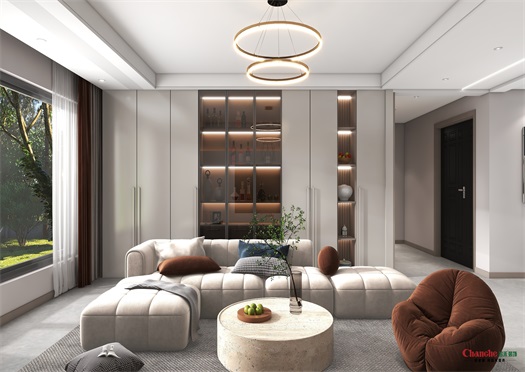 金宇鳳棲灣116平米現(xiàn)代簡約風效果圖