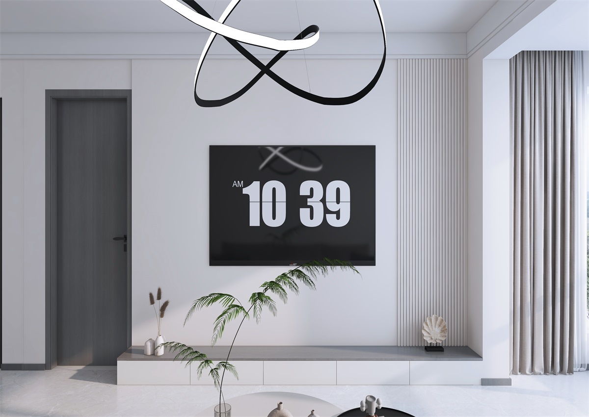攬秀苑110㎡ | 小戶型裝修模板來(lái)了！現(xiàn)代簡(jiǎn)約風(fēng)+黑白灰百看不膩