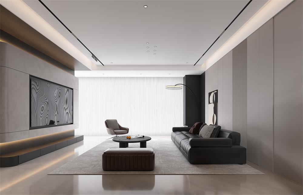 中海華樾133㎡ | 看不膩的「黑白極簡(jiǎn)」王炸組合！高級(jí)感原地封神！