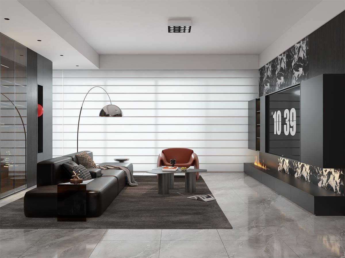 萬(wàn)科錦曜 | 暗黑美學(xué)天花板！他家129㎡意式風(fēng)太驚艷了！