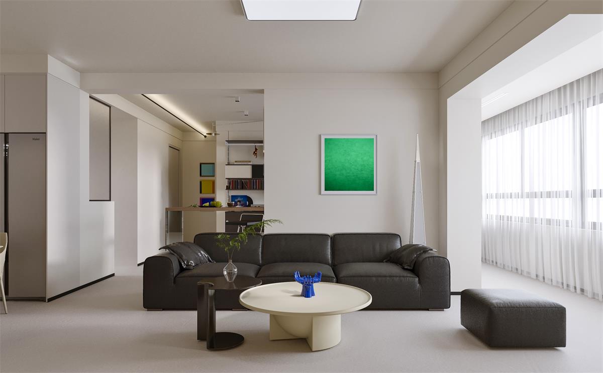 金地自在城 | 零零后獨居109㎡極簡家，全開放設計驚艷到我了！換你也上癮~