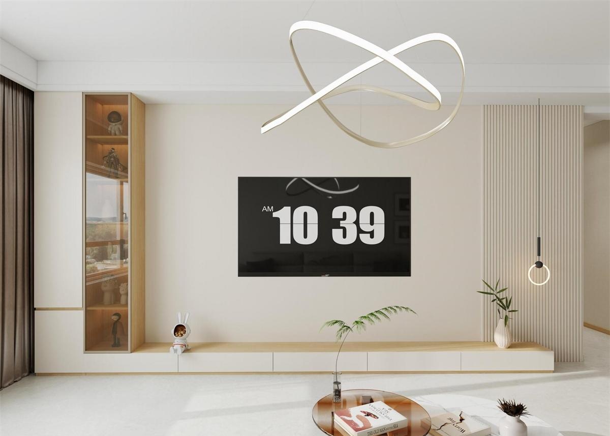 魯銀瀧璽126㎡ | 溫柔感溢出屏幕！『簡約+奶油』看一百遍也不膩