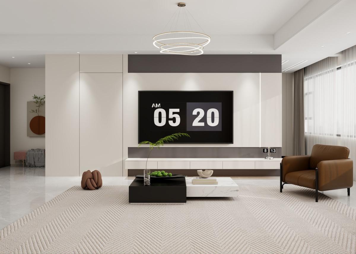 玉庭華府 | 135㎡現代簡約風，給生活做減法，舒適加倍！