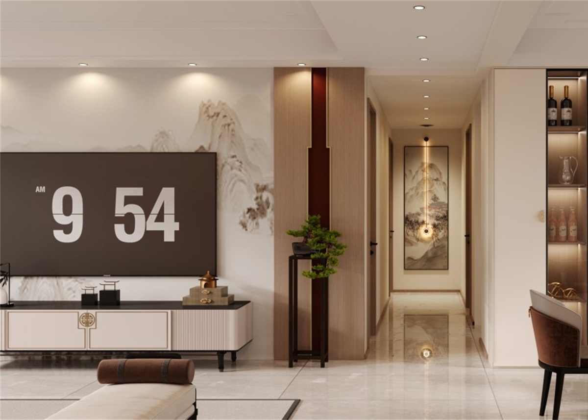 中海華樾185㎡ | 新中式到底有多絕？東方美學直接拿下一家老??！