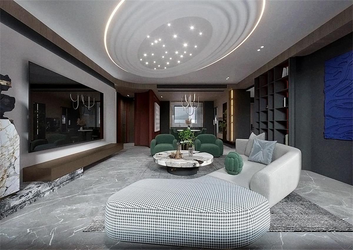 中海九樾143㎡ | 你不敢嘗試的暗黑系混搭風，到底有多炫酷？！