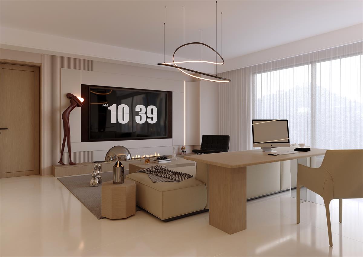 民生北府143㎡ | 奶白+原木打造的極簡(jiǎn)主義家，不是豪宅但很好宅~