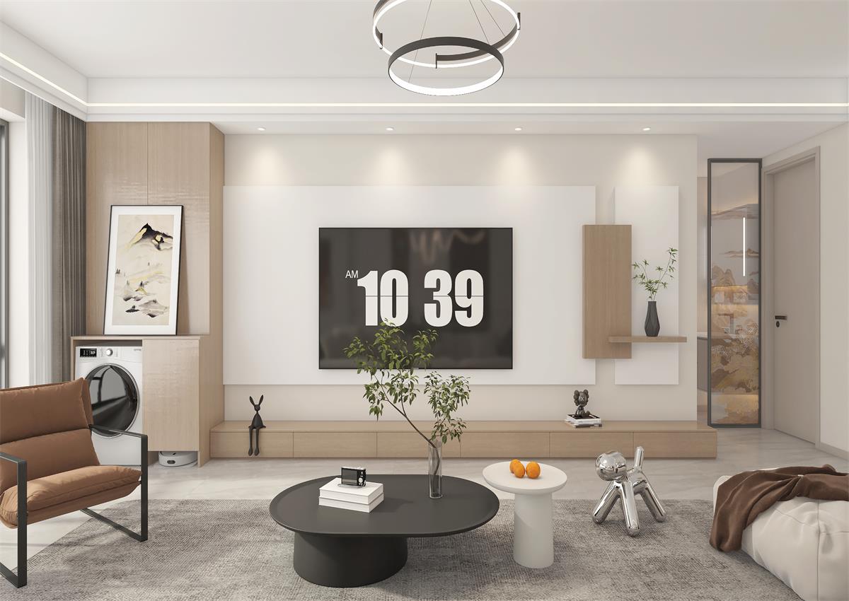 紫辰府128㎡ | 『奶油風(fēng)』不是刷個(gè)大白墻！溫馨、顯大、好打理才是核心！