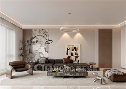 閱云庭118㎡ | 現代主義+低飽和色調的家，舒適耐看還不過時！