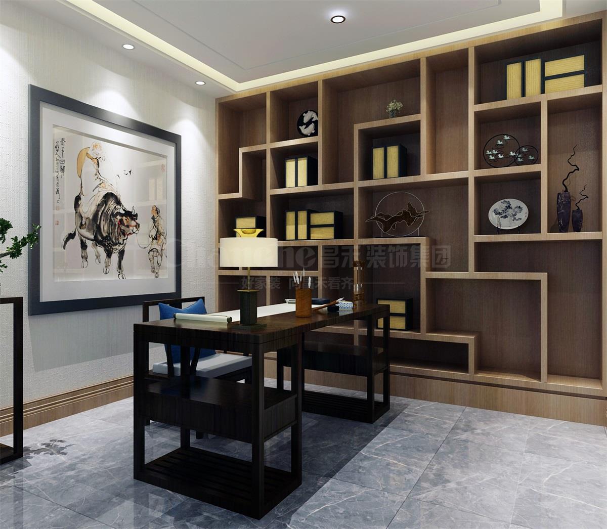 書(shū)房和接待茶室散發(fā)著淡淡的茶香，只需心境空靈，少幾分濃墨重彩，多幾分雅致清寧，并在此感悟生命的智慧。